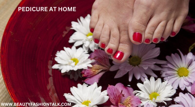 Pedicure at home